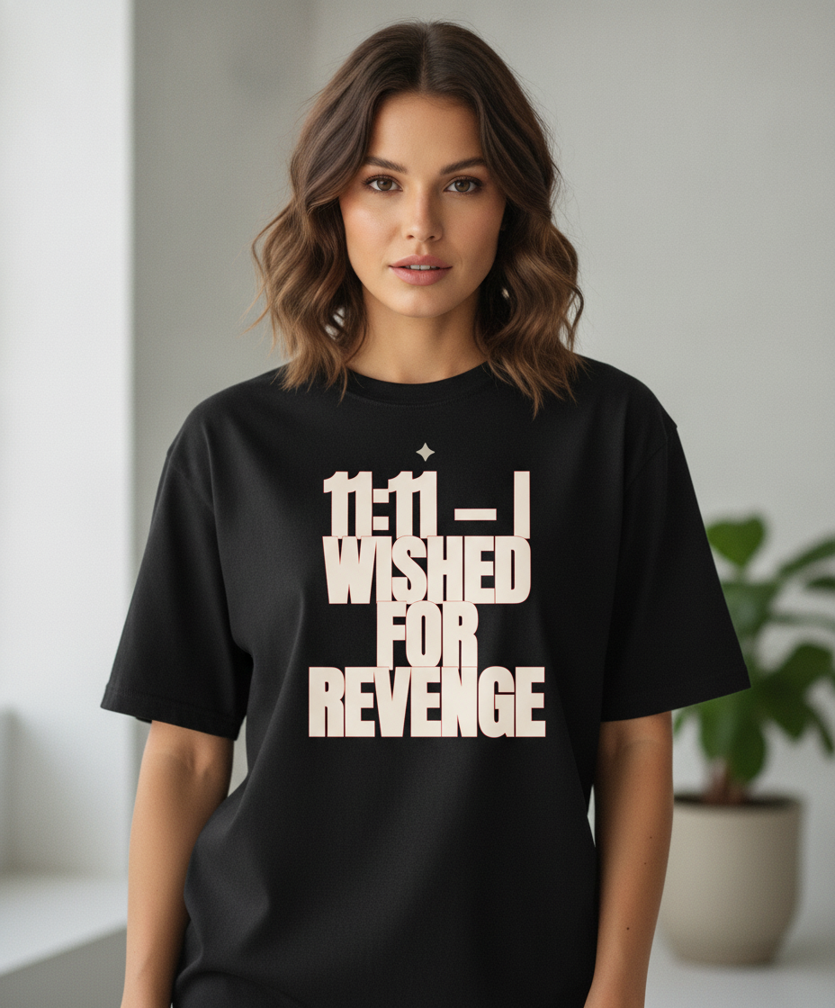 11:11 I Wished for Revenge Oversized Tee