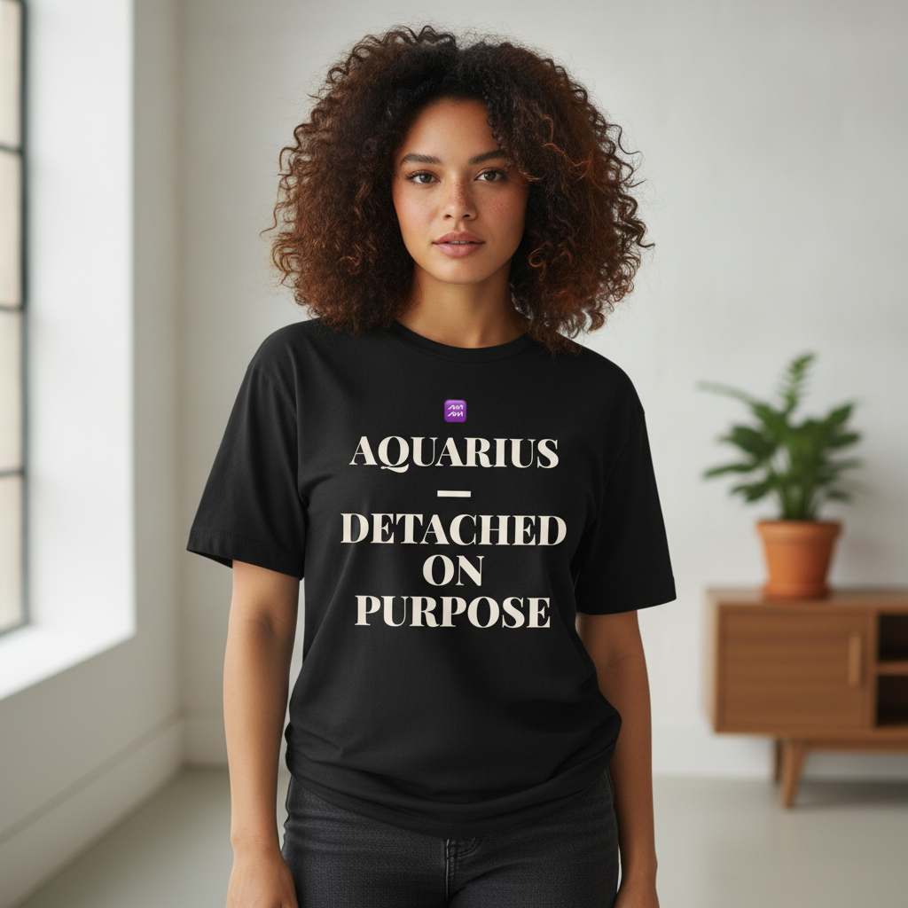 Terry Oversized Tee — Your Astrological Uniform (Black)