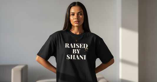 Raised By Shani — Saturn Karma Oversized Tee