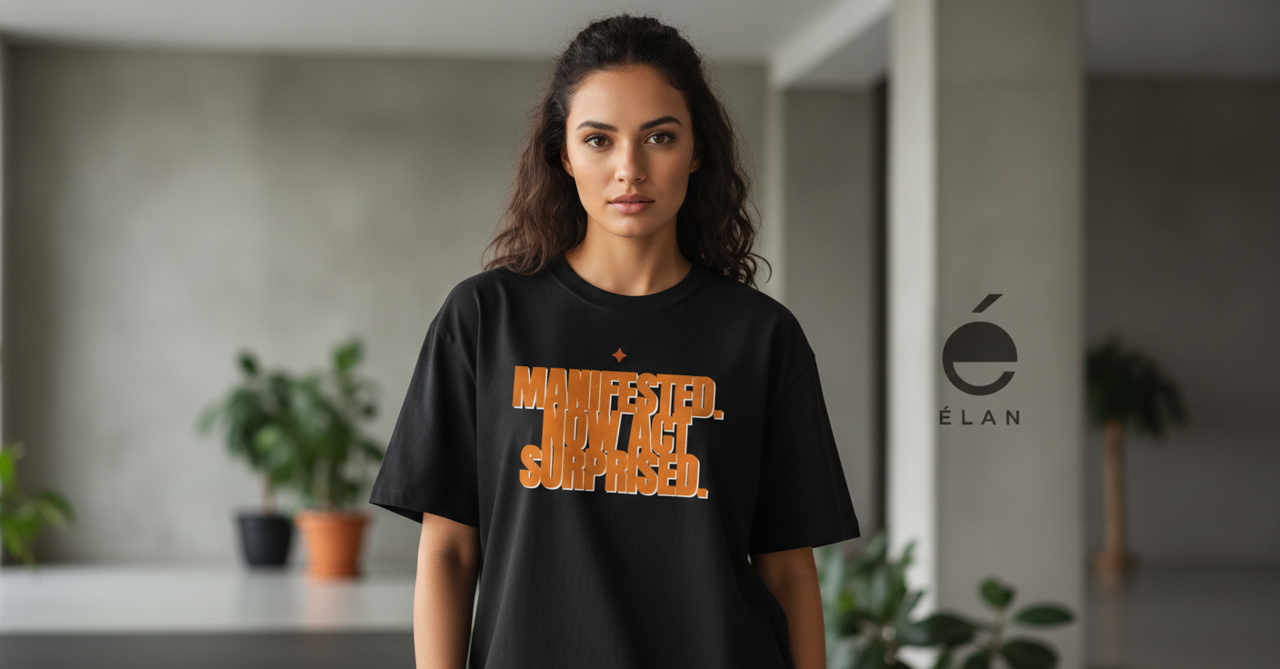 Manifested. Worked. Surprised. Oversized Terry Tee