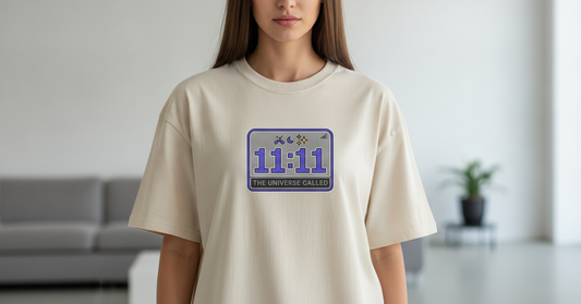 11:11 The Universe Called — Oversized Terry Tee | Élan
