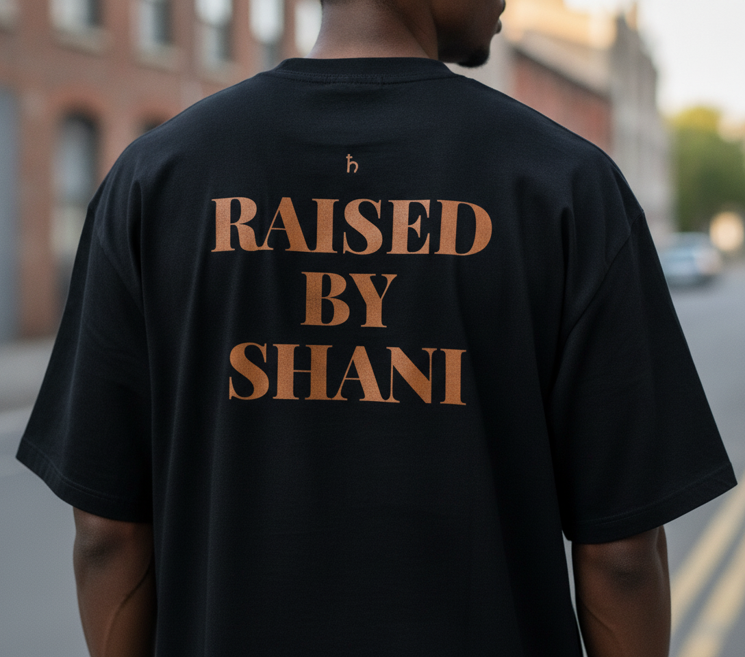 Raised By Shani — Saturn Karma Oversized Tee