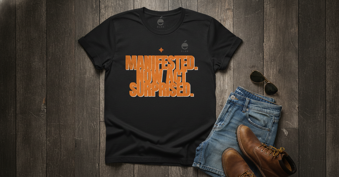 Manifested. Worked. Surprised. Oversized Terry Tee