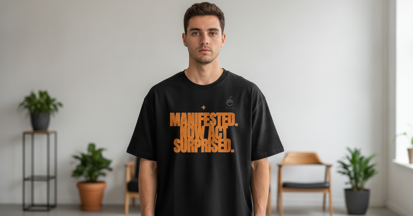 Manifested. Worked. Surprised. Oversized Terry Tee