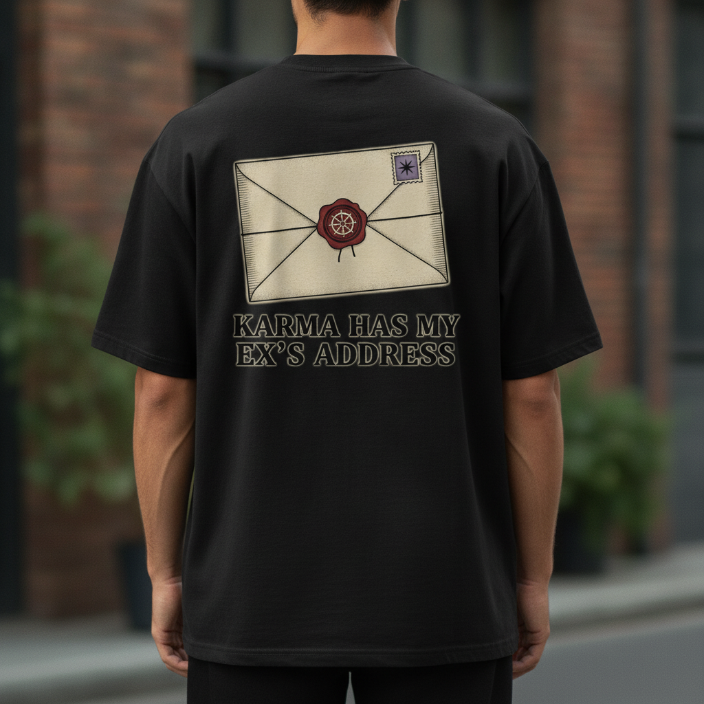Astrology Unisex Oversized Tee - Meditating Yogi Design