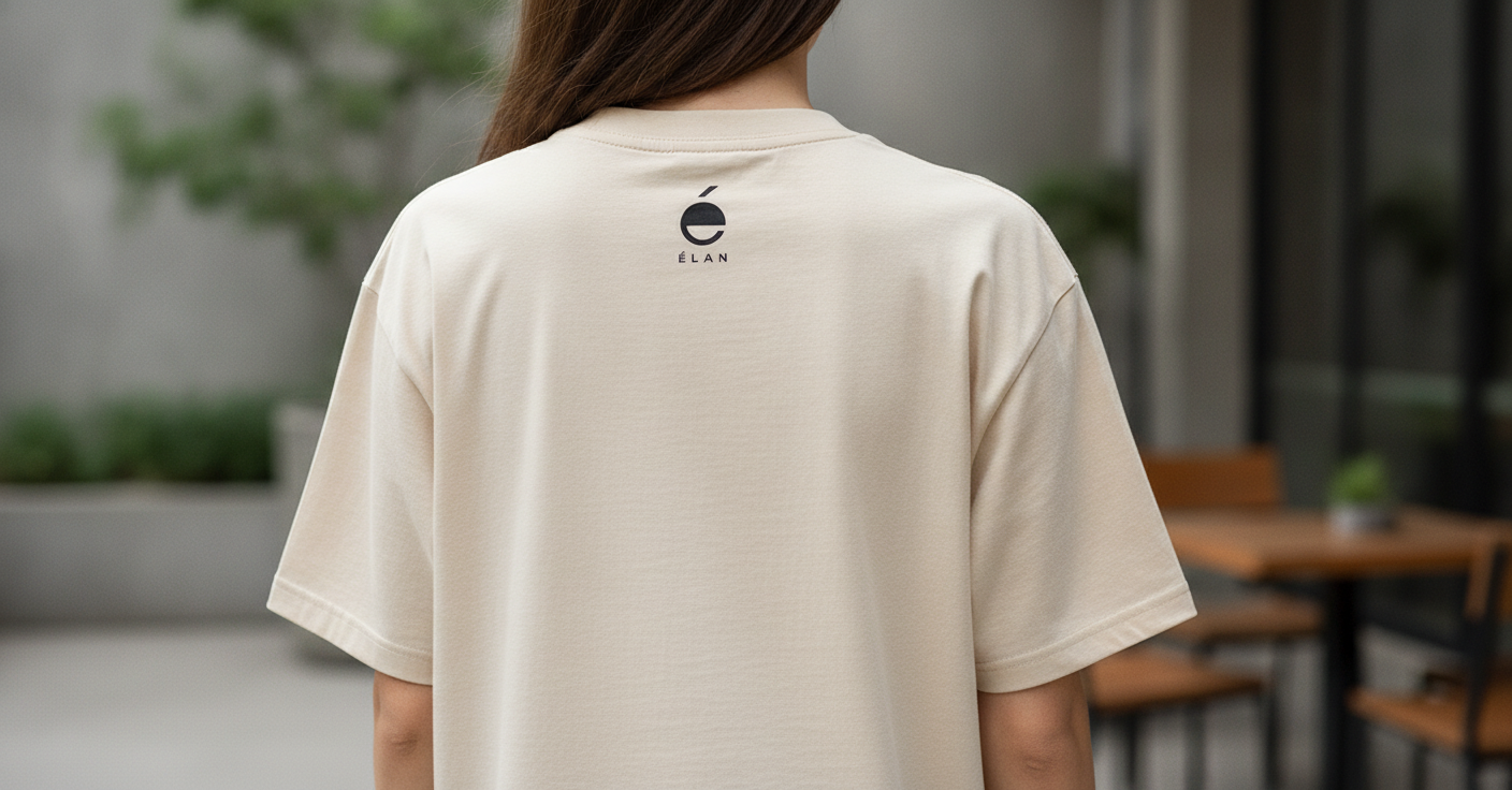 Ivory Terry Oversized Tee – 260 GSM Heavyweight Unisex Fit